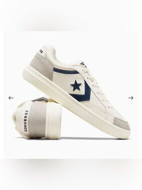 Converse All Star Court Sneakers White Navy Star Men’s Low Casual Shoes